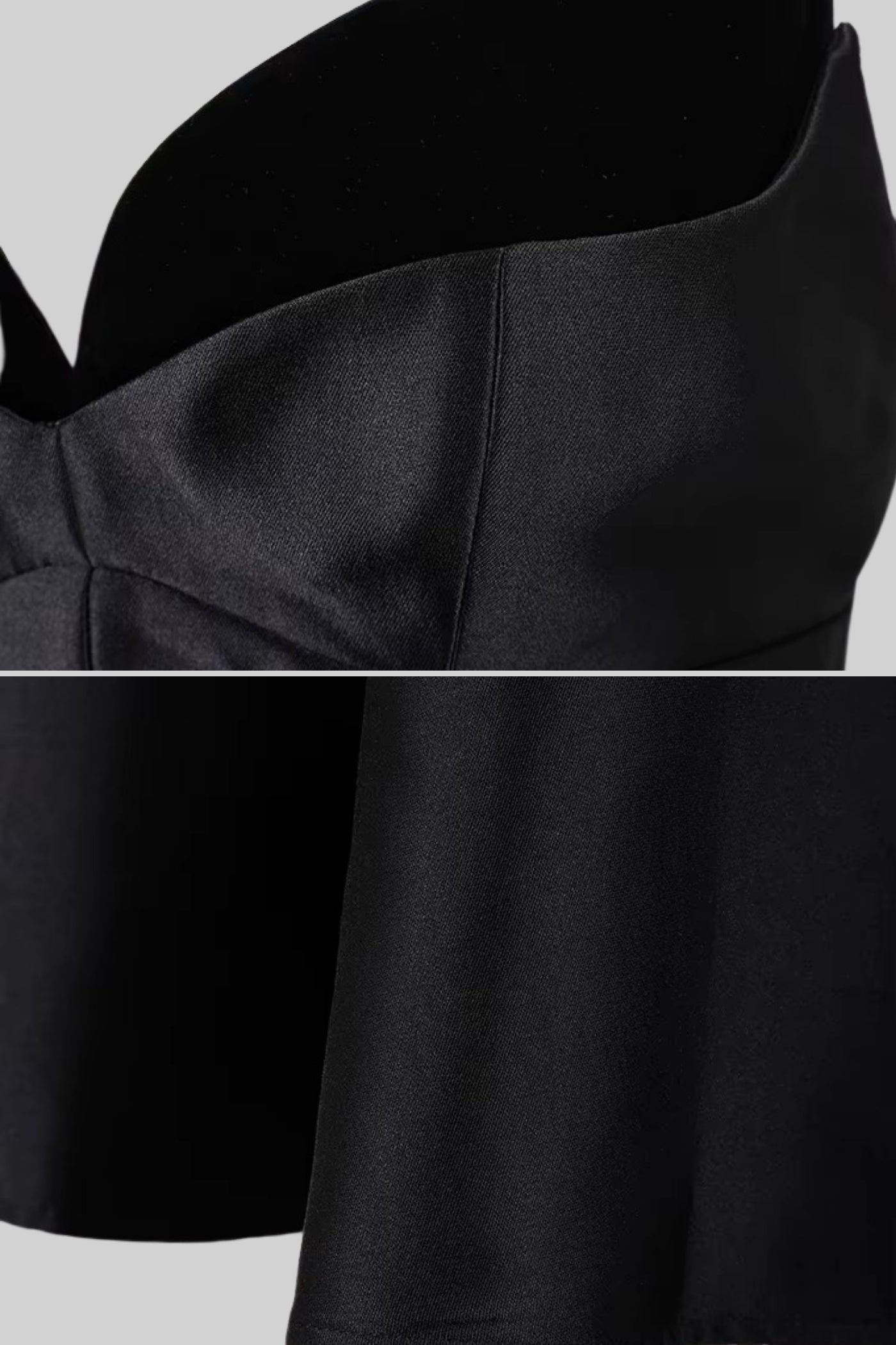 Sleeveless Fitted Dress With Sweetheart Neckline And Flared Knee-Length Skirt - Black