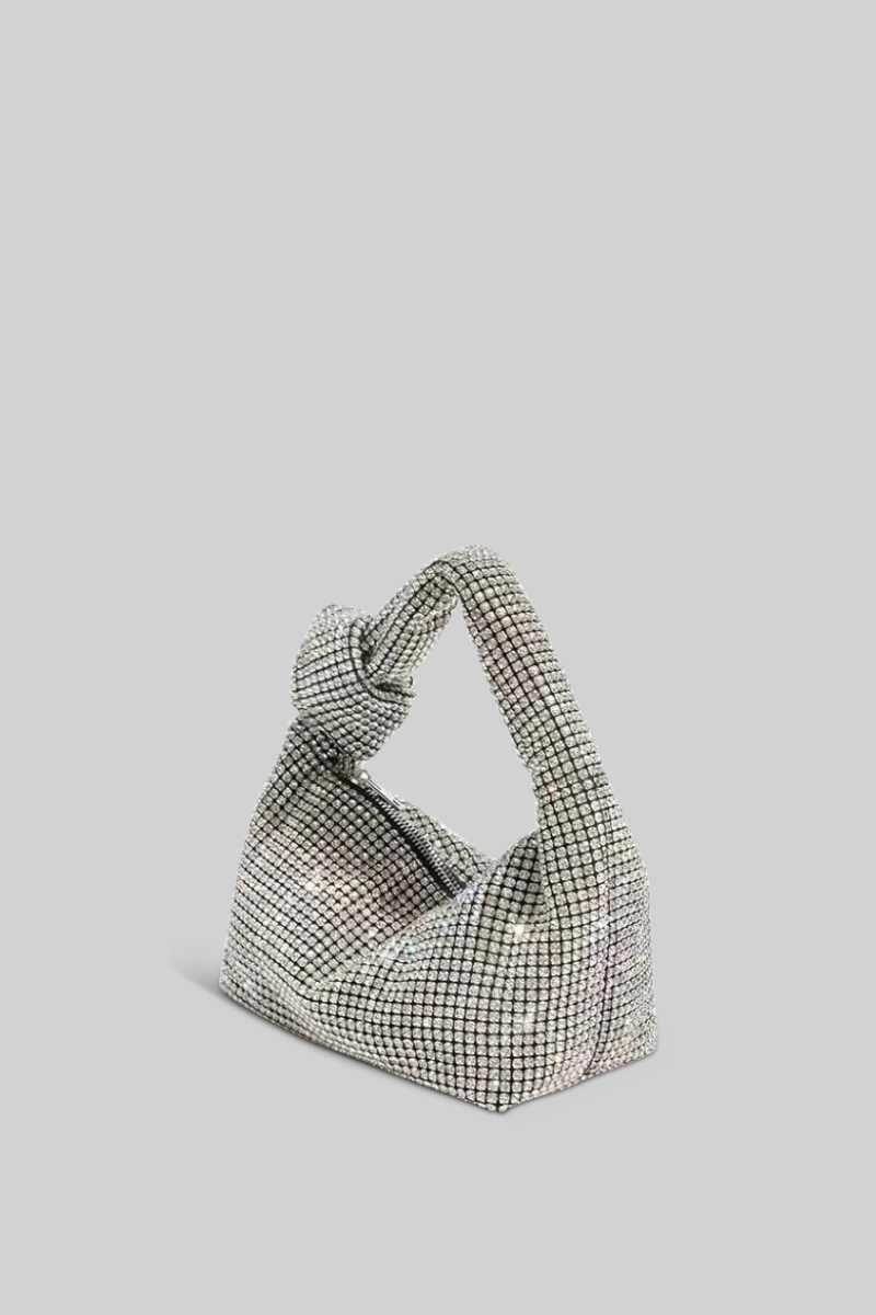 Sac cabas métallique extravagant - Argent