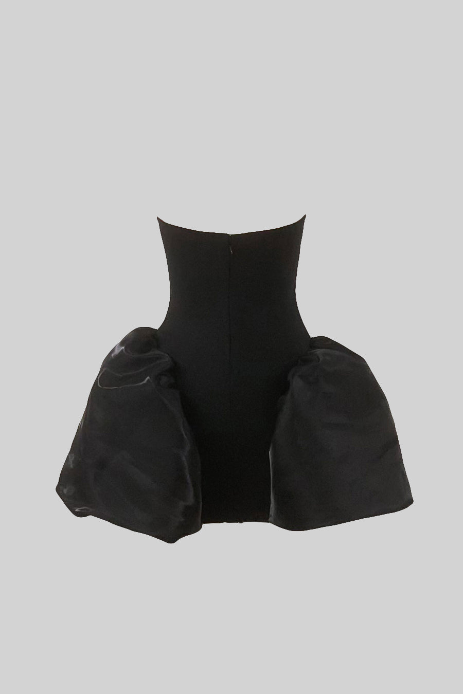 Robe Mini Élégante avec Ornements Floraux 3D Argentés - Noir