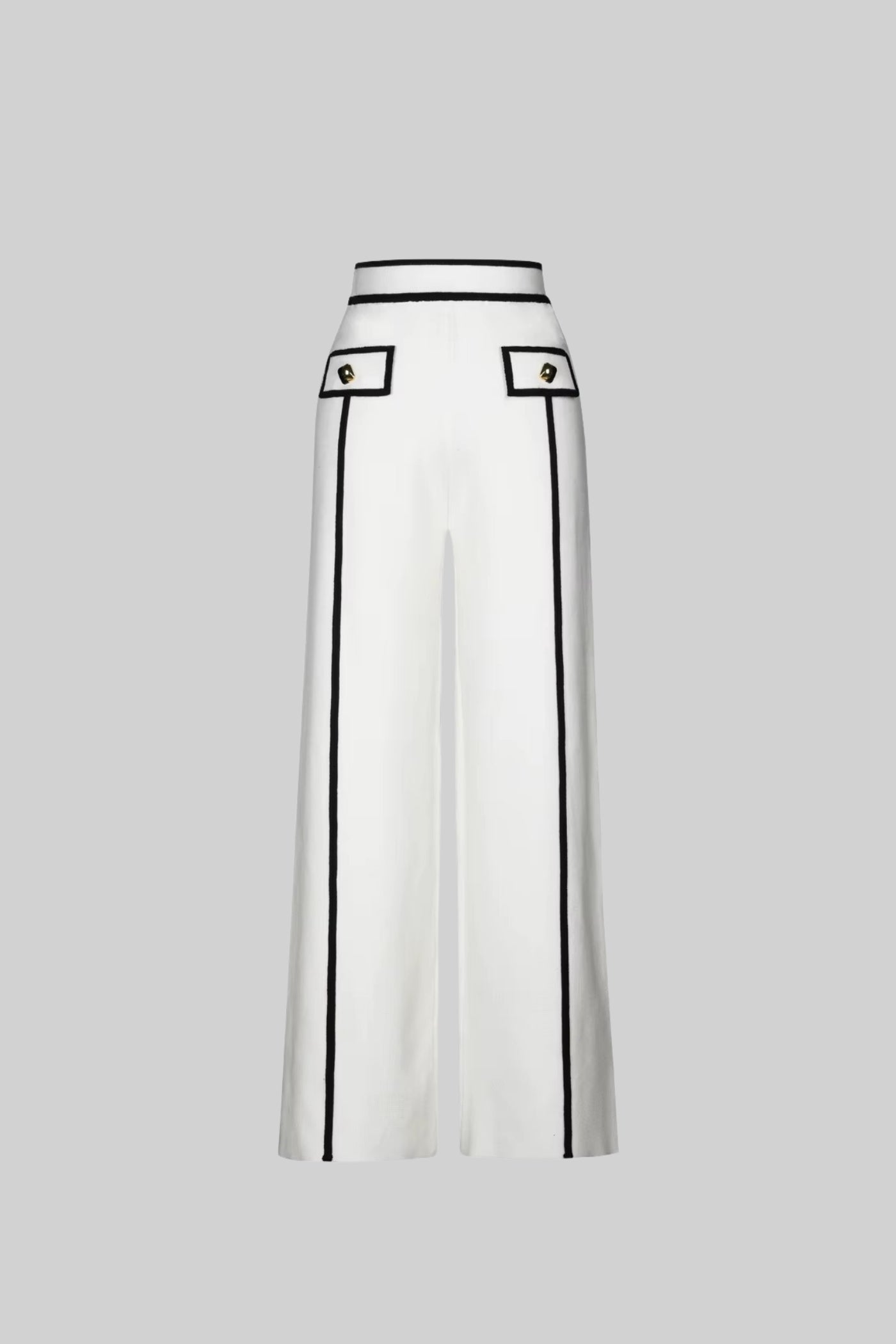 Ensemble Sur-Mesure Avec Bordure Contrastante - Blanc