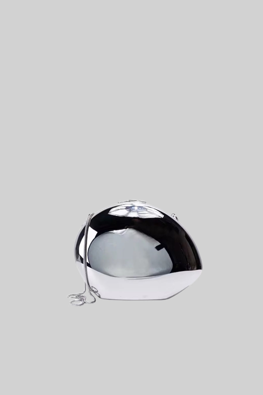 Silver Mirror Globe Bag