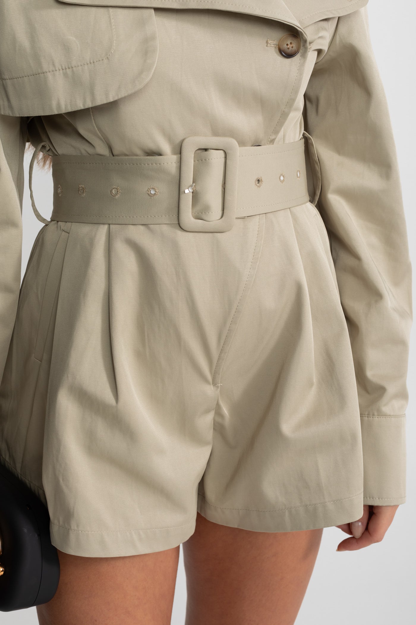 Combinaison Trench Ceinturée - Beige