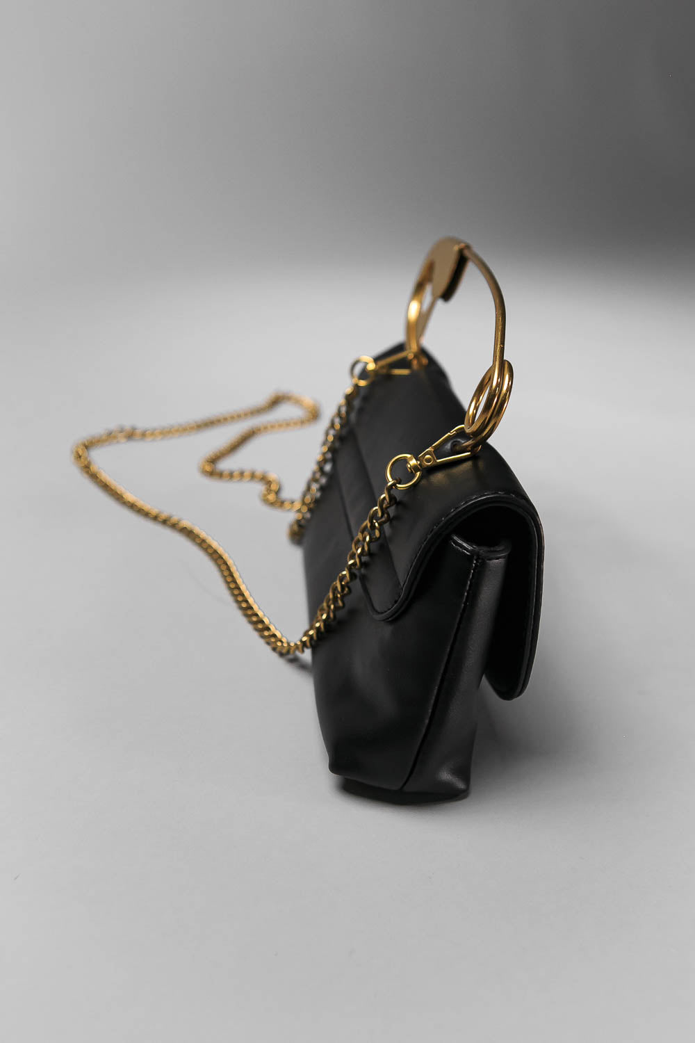 Pin bag with shoulder strap - Black